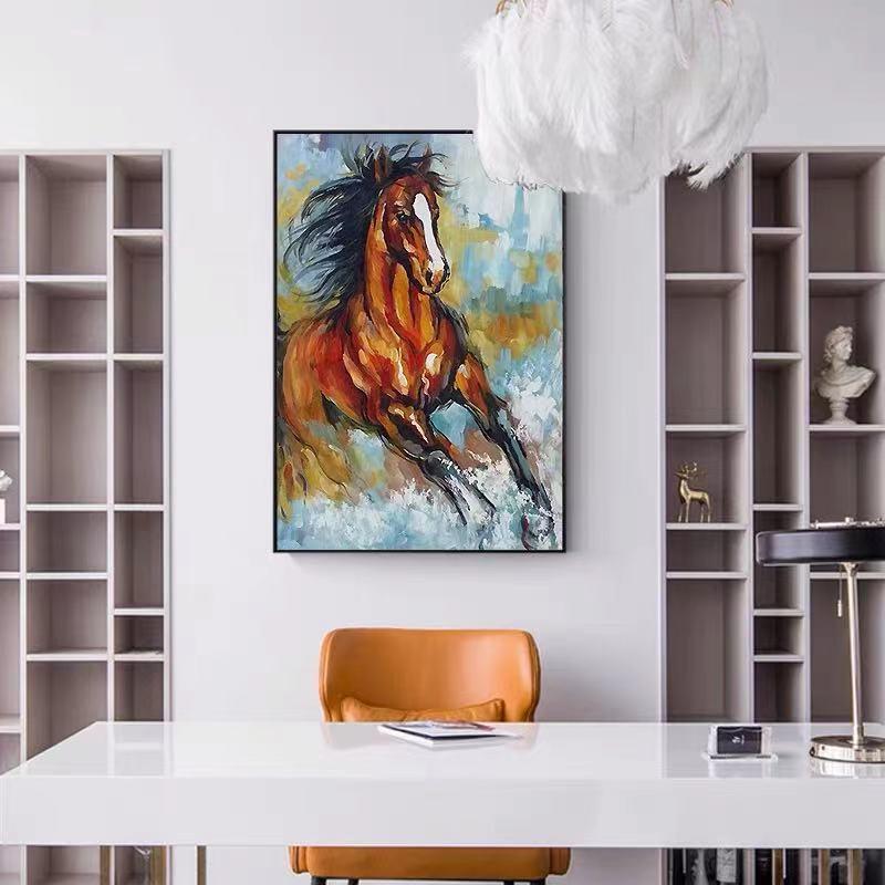 Kincsem-Galloping Horse Painting