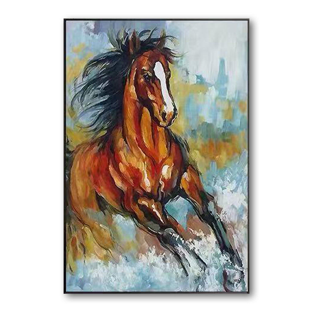 Kincsem-Galloping Horse Painting