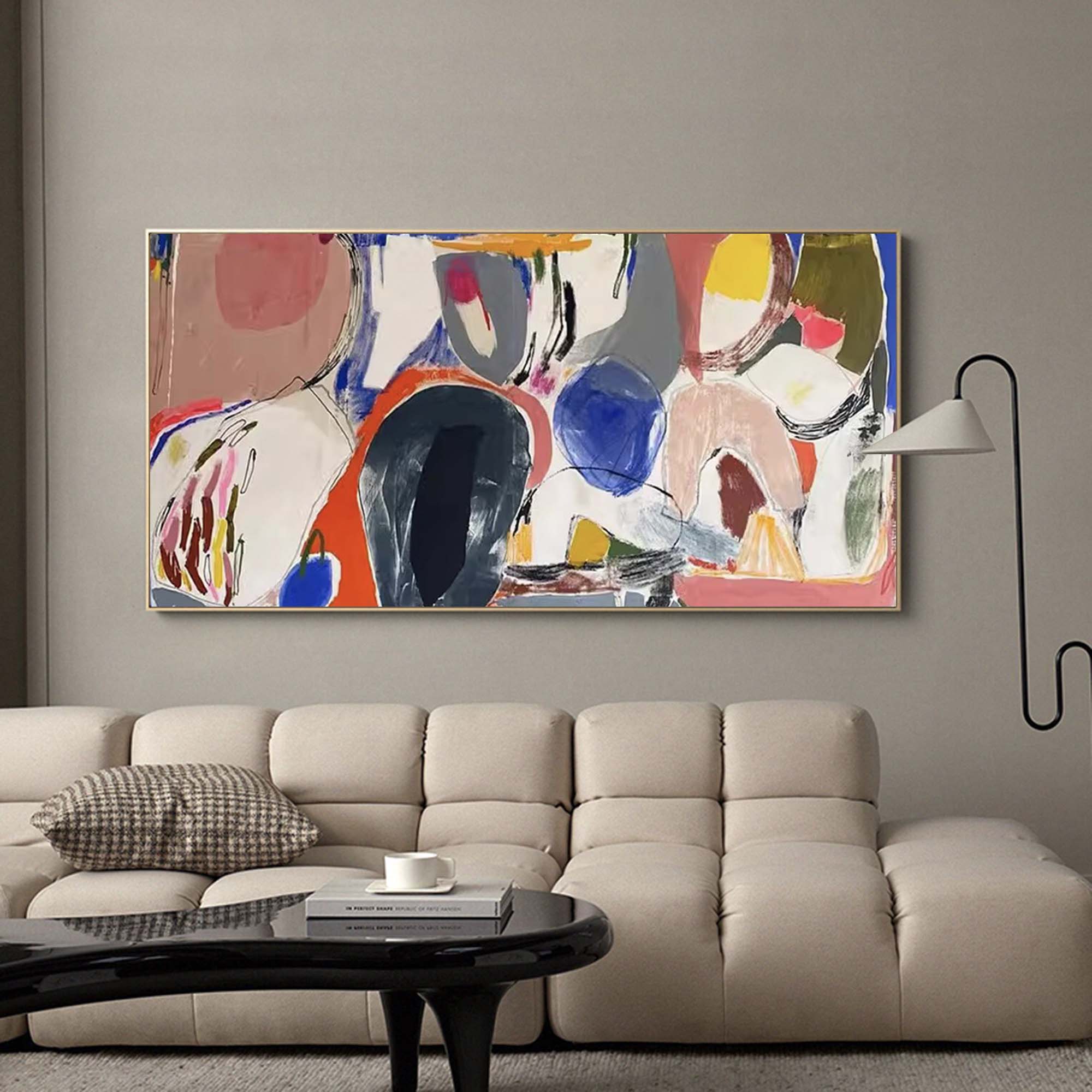 Wallart Bold Abstract Expressionist Art