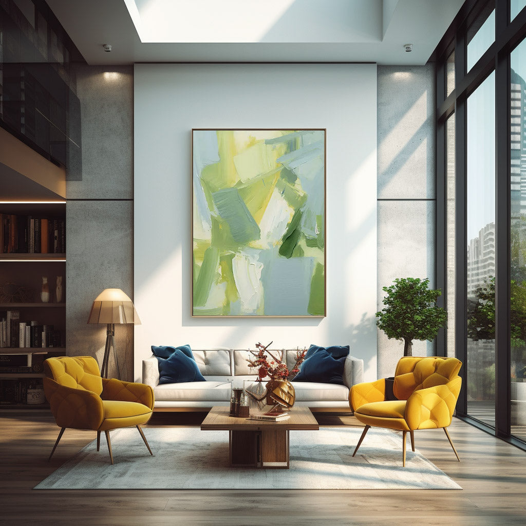 Wallart Abstract Canvas Art #AB301