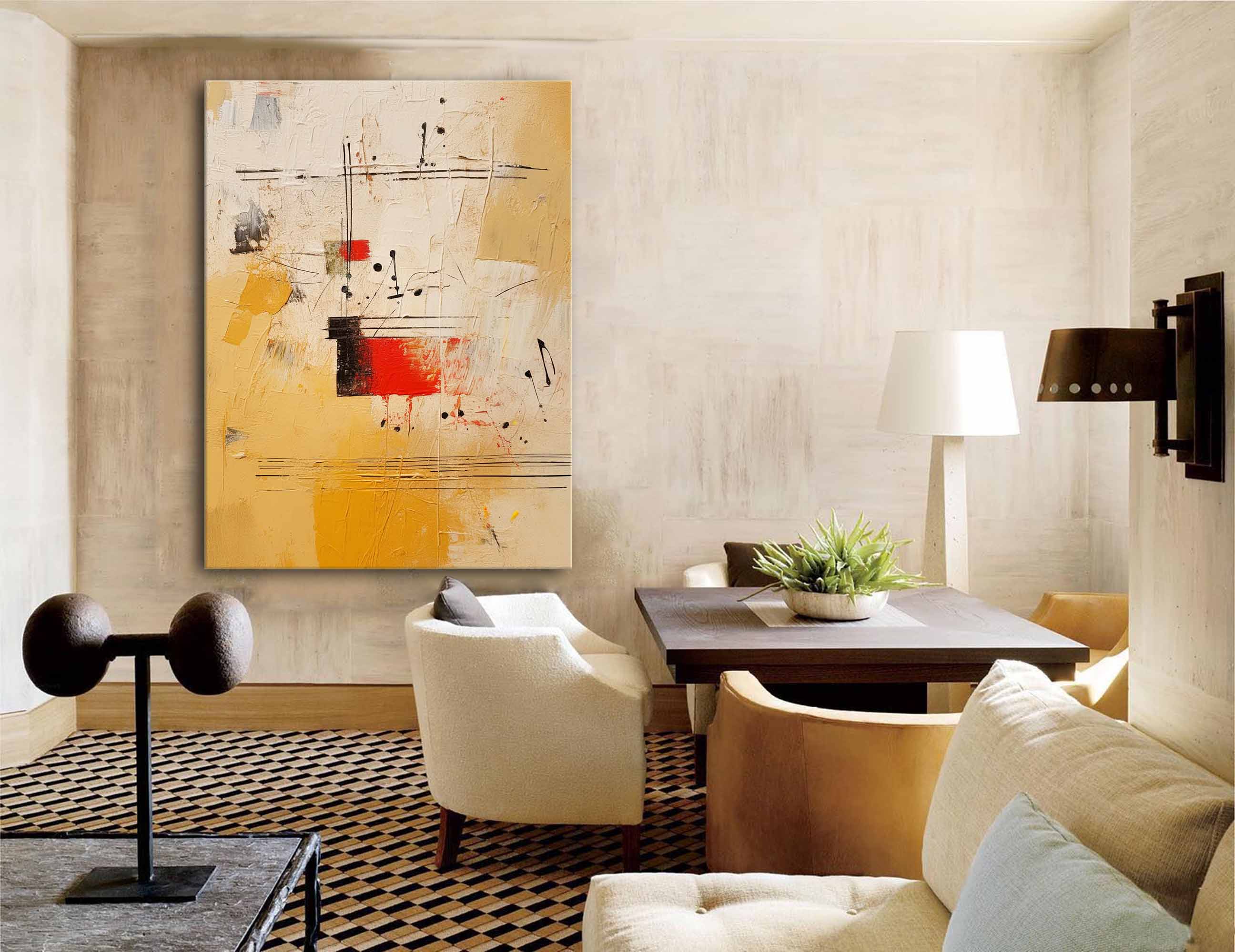 Wallart Abstract Musical Expression Art
